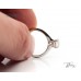  18К Бяло Злато Пръстен  със Сертифициран IGI  Диамант Bloom Jewellery